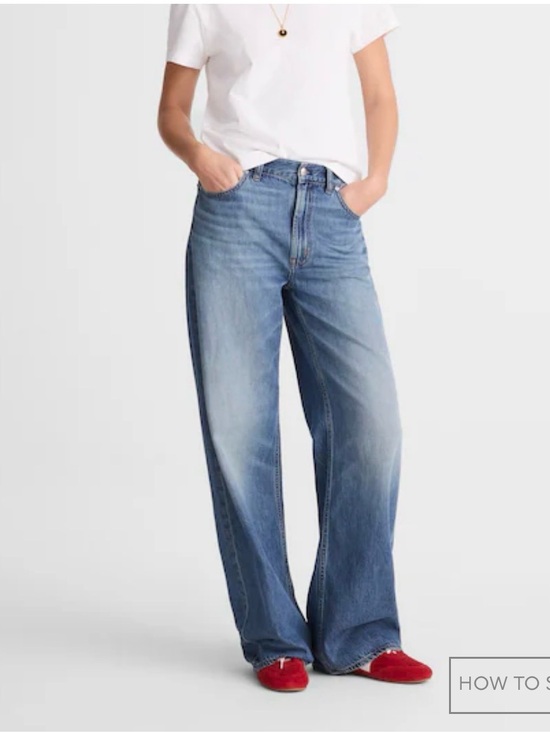 Madewell Denim - Madewell The Low-Slung Baggy Jean in Airy Denim